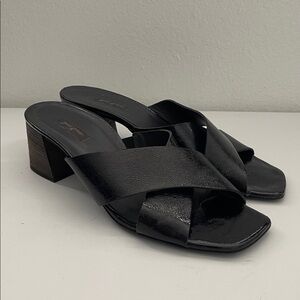 Paul Green Black Patent Leather Cici Heels Sandals UK Size 7.5 US 10